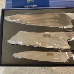 Hoshanho Loong Series 3 Piece Japanese Steel Kitchen Knife Set Pakkawood Handle